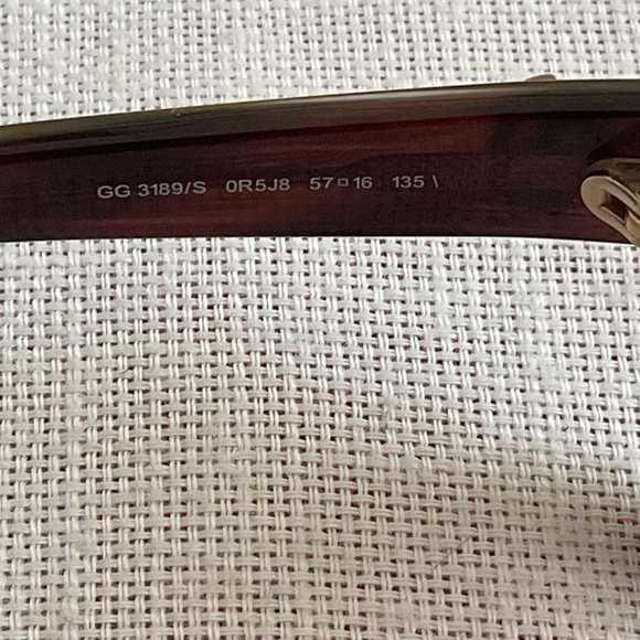 •Gucci Brown Violet Horn GG3189/S Sunglasses main image 10